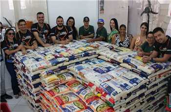 Banco de Alimentos recebe mais de 4 toneladas em única doação